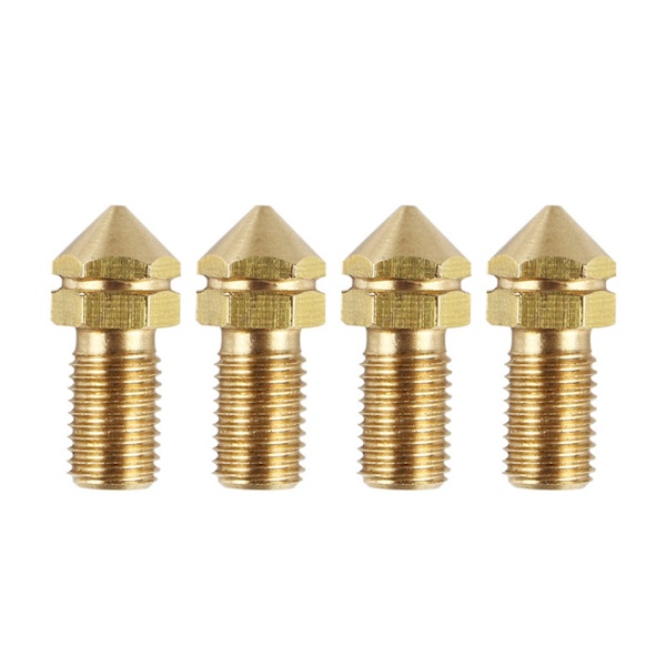 Högtemperaturtåligt M3 Mässingsmunstycke 0.4mm för 3D-skrivare Ultimaker3 3.0mm Förbrukningsmaterial X4ST