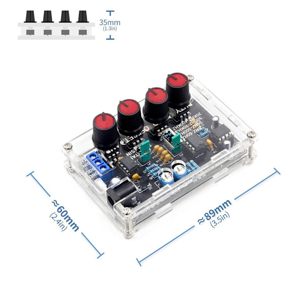 1 Set ICL8038 Signalgenerator sinus för triangel fyrkantig sågtand 5Hz-400kHz frekvens
