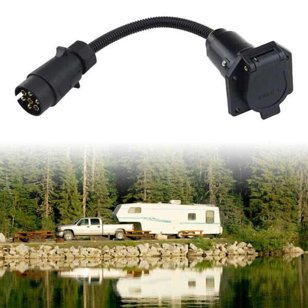 Intercontinental Trailer Connector Adapter 5 7 Pin Dobbelt Interface Til Bugsering