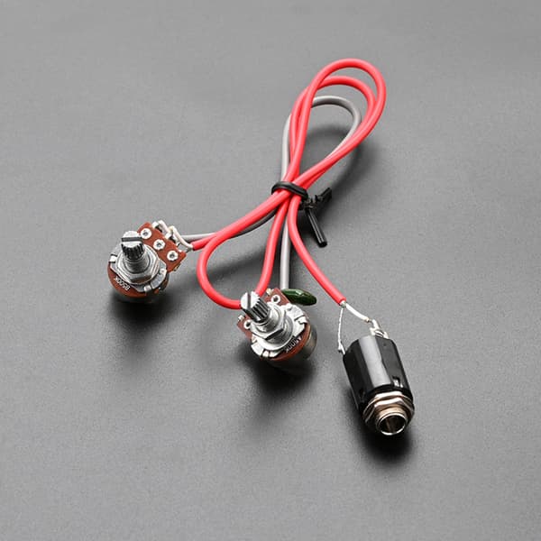 Enkelspole pickup ledningsnät gitarr förtrådd krets ledningsnät gitarr ledningssats passande för elektriska gitarrdelar