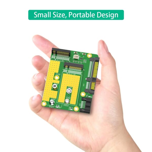 6Gps To NGFFs Key B SSD-er til SATA3.0 2.5\" Adaptere for Bærbare Datamaskiner Kort