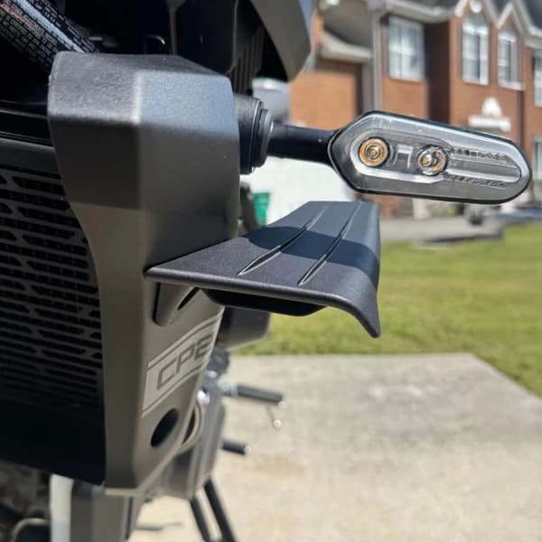 Glat Aerodynamisk Motorcykel Side Streamlining Sæt Tynd Plan 0,3 kg