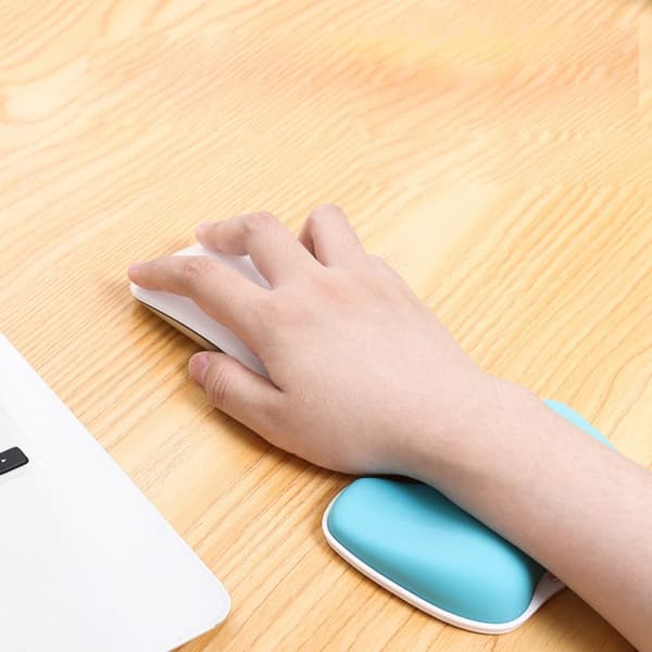 Musemåtte Lille Computer Kontor Spillebord Måtte Ensfarvet Skridsikker Musemåtte Blue