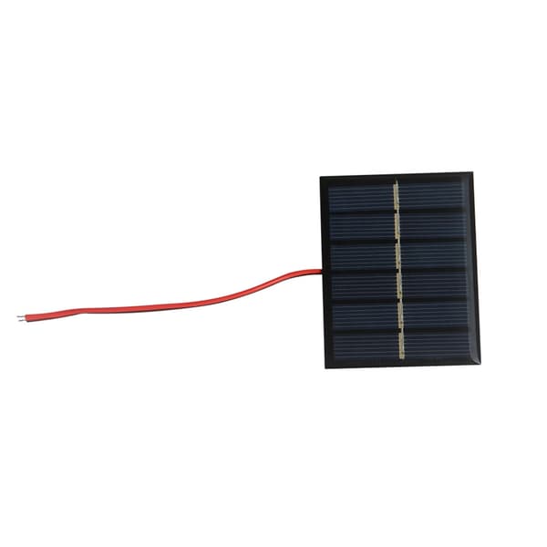 3V 0.6W Lite Solcellepanel Med Ledning Lade Panel Solcelle Plate