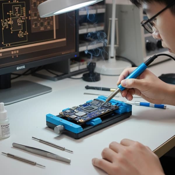 Telefonreparationsfixtur Lagerhållare för Telefonmoderkort PCB Lödning B