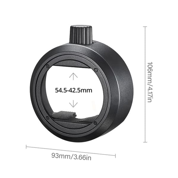 S-R2 Rundhode Blits Adapter Ringer Erstatning for AD200 V860III V850III