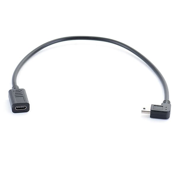 Mini USB-kabel till USB snabb dataladdningskabel för MP3 MP4-spelare bil