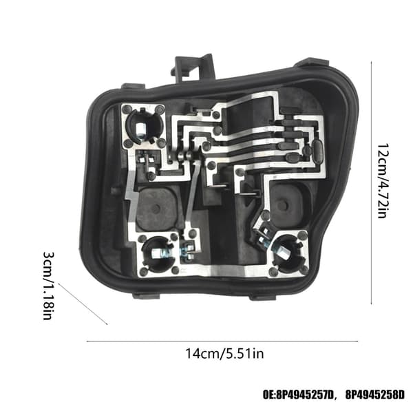 8P4945258D Auton takavalon polttimon pidike 2009-2013 Helppo asennus Left