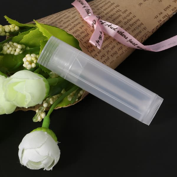 1 stk. Tomme klare LEPPEPOMADE Tuber Beholdere Transparent Leppestift