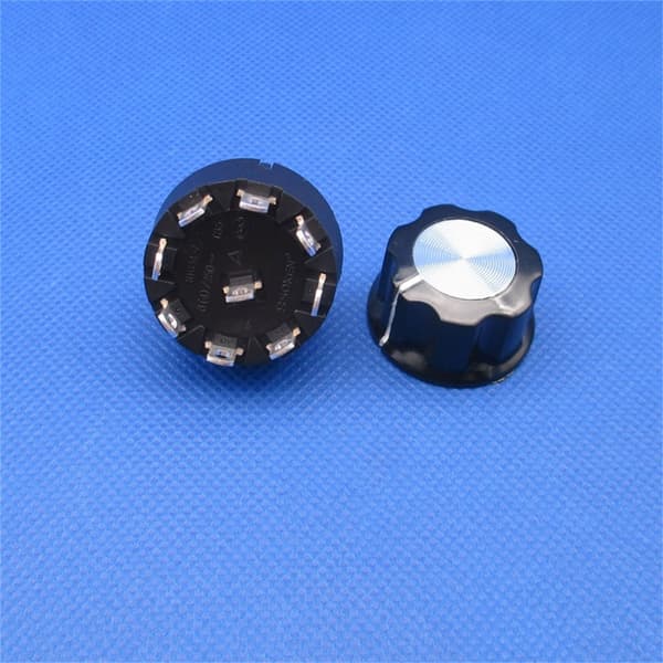 Mångsidig Rotary Switch Juicer Switch Blender Switch Ugnsomkopplare Plastmaterial Axelbandsbrytare för apparaten 8 gears