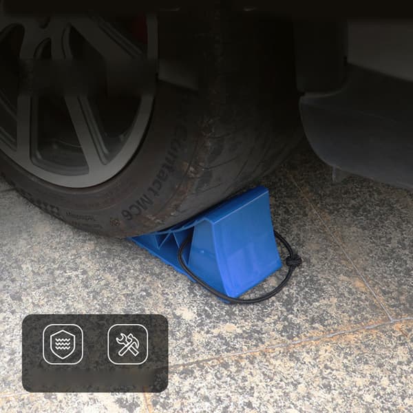 Hjulklodser 2 Pak Holdbar Skridsikker Base Solid til Bådtrailere RV Lastbil