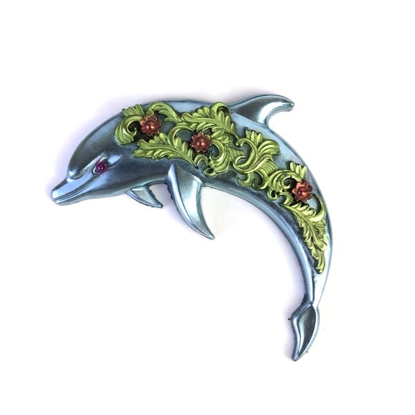 3D Delfin Väggdekoration Silikonformar DIY Vardagsrum Skrivbordsdekoration