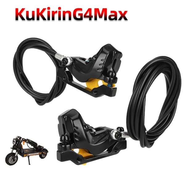 Bromsledningskolvstruktur med snabb responsmekanism för KuKirin G4Max Left front