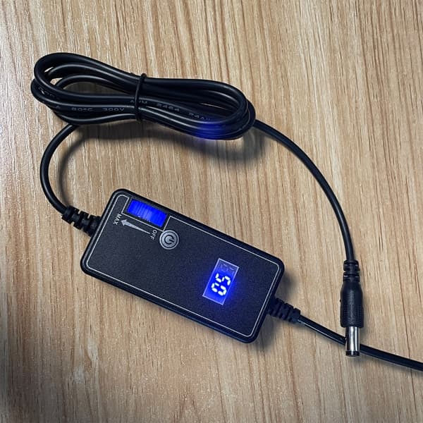 12V Variabel Hastighedsregulator Med Temperaturdisplay Til Køleventilator