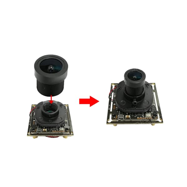 M12 Linsefatningsholder Dobbelt Filteromskifter til HD IR CUT Filter