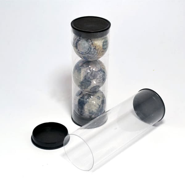 4 st Golfbollsbehållare Displayhållare Bärbart Bollfodral Plasttuber