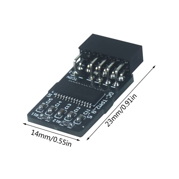 12Pin TPM 2.0 Modul LPC Kryptering TPM Modulkort for Hovedkort