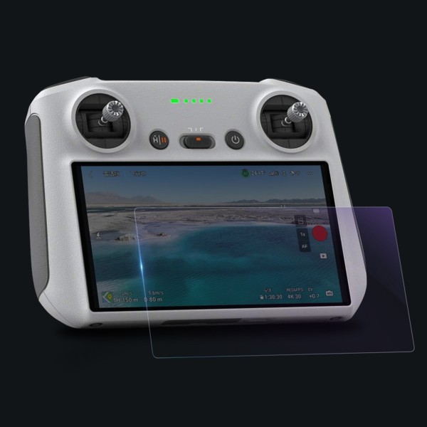 9H härdat glas skärmskyddsfilm för Mavic Mini 3 Pro Fjärrkontroll Screen Drone Protector Anti-violett ljus