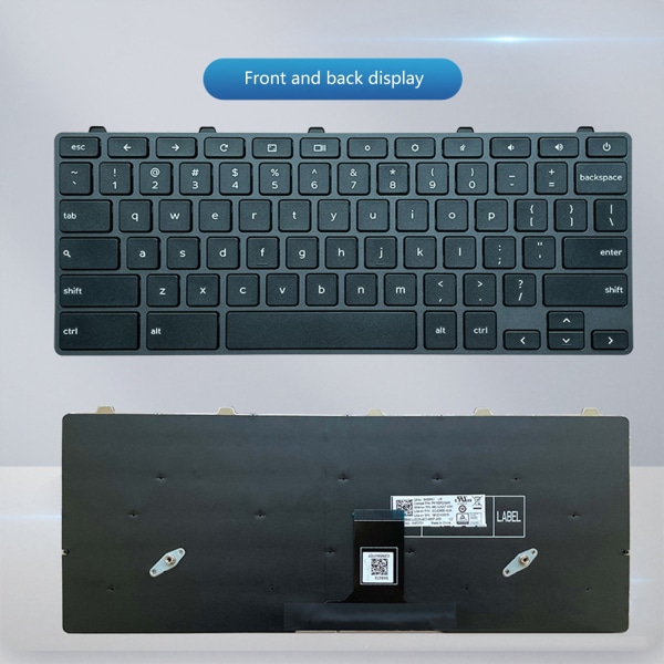 Amerikanska tangentbord Ersättning för Dell Chromebook 11 3100 engelska Bärbara datorer Tangentbord Svart tangentbord A