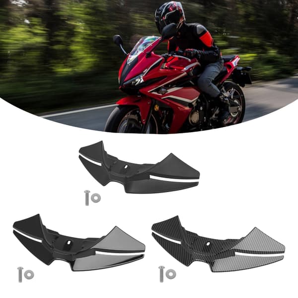 Forsterket motorsykkelstabilisatorpanel Enkel montering for MT07 25 26 Carbon keg pattern