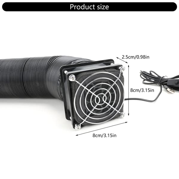 Røgsuger Ventilator Rørkanal Udstødningsventilator Elektrisk Køkkenventilator