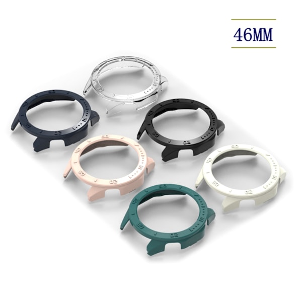 Stötsäkert case kompatibelt för GT4 41/46 mm ramskydd stötfångare Cover Reptåligt hårt PC-hus Hud Sakura pink 46MM