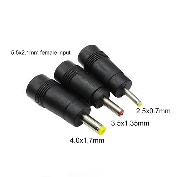 Micro USB til 5.5x2.1mm adapterkabelsæt til LED-lys, højttalere, kameraer 27CM