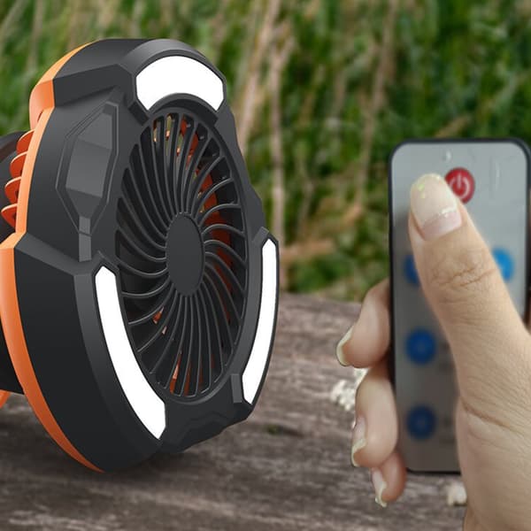 USB Ventilator Bordventilator Campingventilator med 3 Vindhastigheder til Udendørsentusiaster