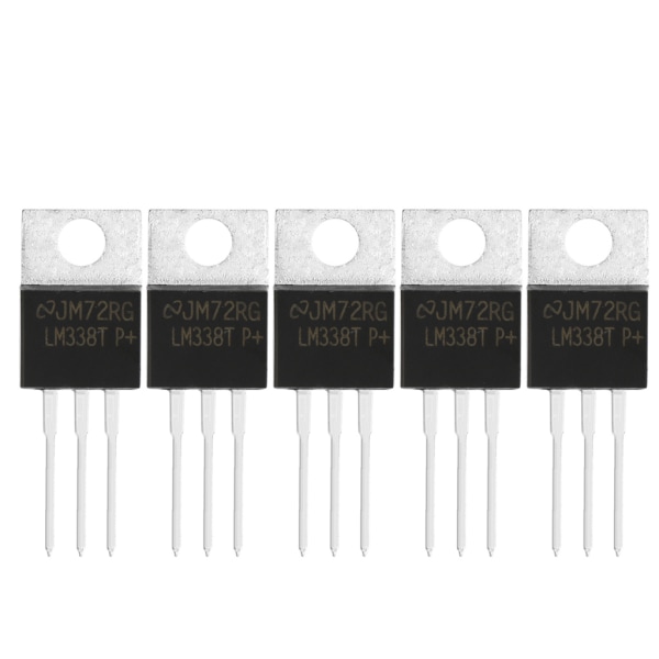 5 st LM338T LM338 TO-220 IC Högströmsjusterbar integrerad spänningsregulator