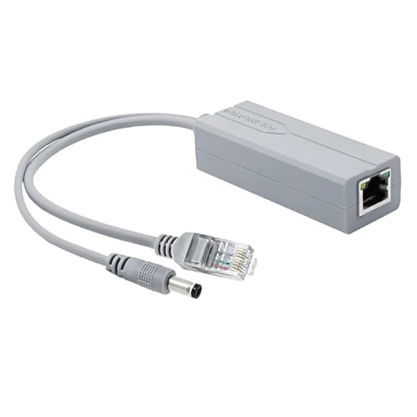 Højtydende 48V til 12V POE Splitter Vandtæt Hus RJ45 Interfaces