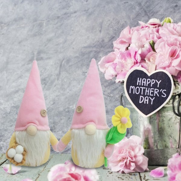 Mors Dag Påsk Gnome Tomte Nisse Svensk Tomte Dvärg Hem Farmhouse Inredning null - D