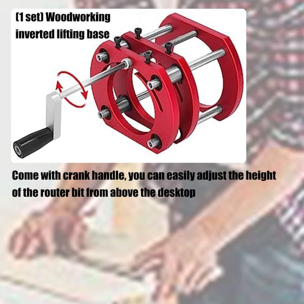 Kraftig Fræserbase 64-65mm Maskinstabil Fire Klo Monteringsdesign