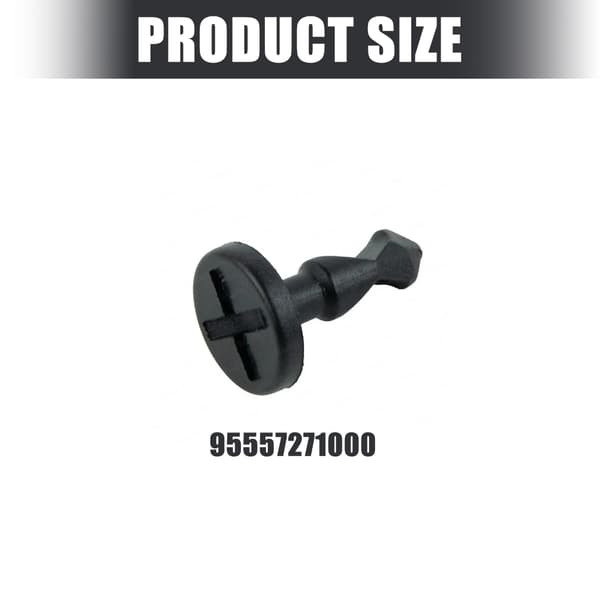 Plastikskrueclips Sikrer Motorrumsmontering 95557271000 til Biler
