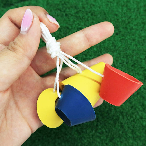 2 sæt indendørs gummi vinter golf tees golfboldholdere til golfslagmåtter