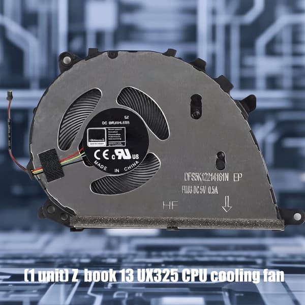 4Pin 5V CPU-køleventilator Bærbar CPU-køler til 13 UX325 UX325JA UM325S UM325UA 14