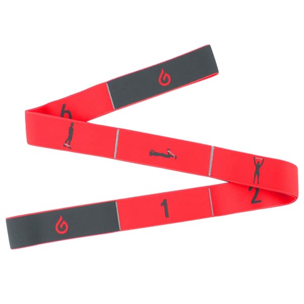 Stretching Strap Loop Yoga Strap Physicals Therapy 8 Loop Yoga Strap Yoga Stretching Elastisk Stretch Strap för träning Red