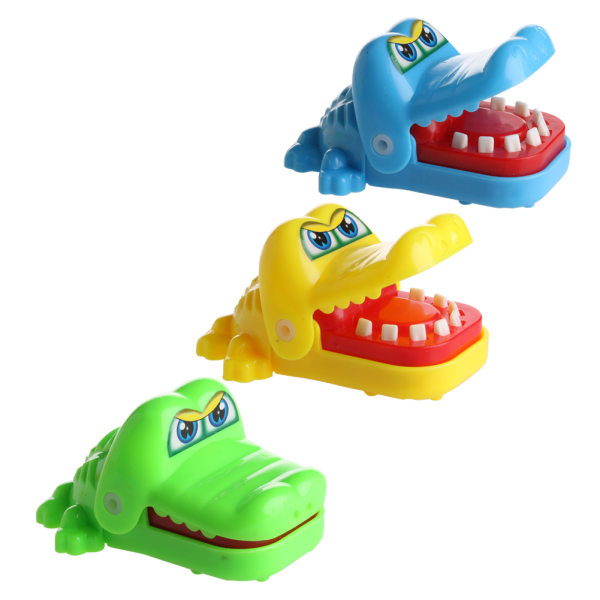 Alligator Chomp Bite Finger Toy Trick Nyhet & Gag Toy för krokodil leksak för barn Vuxna Trick Prop Set Magic Kit Prank