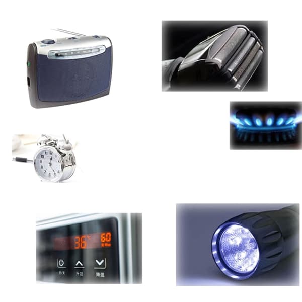 2-i-1 USB-strømforsyning 3V LR6 batterieliminatorbrytere for LED-lys