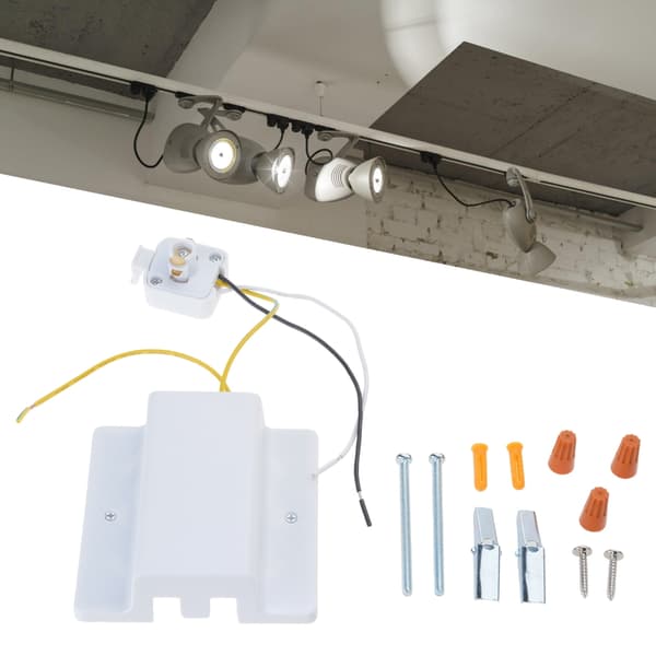 H Track Float Canopy Connector 3 Wire 1 Rail LED Spotlights Rail Strips