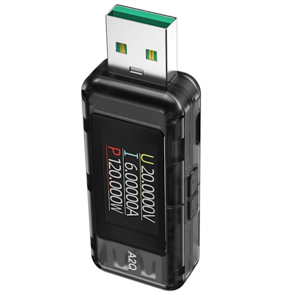 A2Q USB Voltmeter Testare USB Strömanalysator Underhåller Enheter med Låg Ström