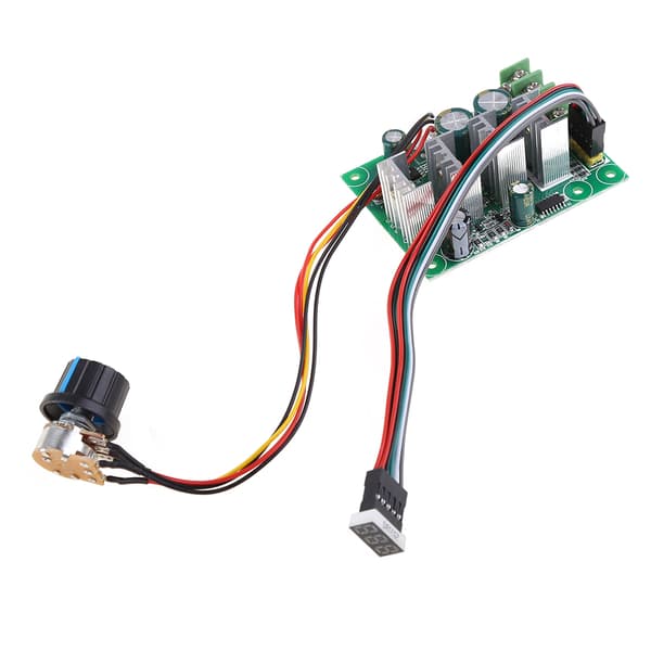 30A for DC 6-60V PWM Motorhastighetskontrollerkort Dimmer Strømregulator+Display