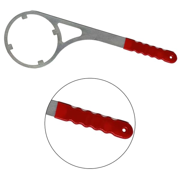 Metall Vattenfilterhusnyckel 12,2 cm Innerdiameter Praktisk Kraftig