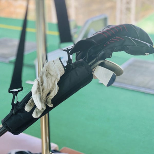 Golfklubbsväska Lätt reseväska Bärbar Nylon Driving Range Resväska Golftillbehör Lätt att använda Black