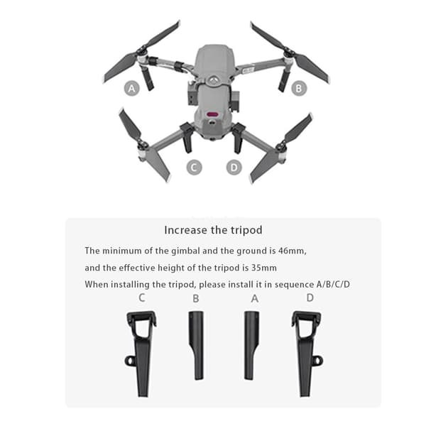 Drone Air Dropper for DJI-Mavic 2 Pro/Zoom Utløser Nyttelast Gave Redningsdeler