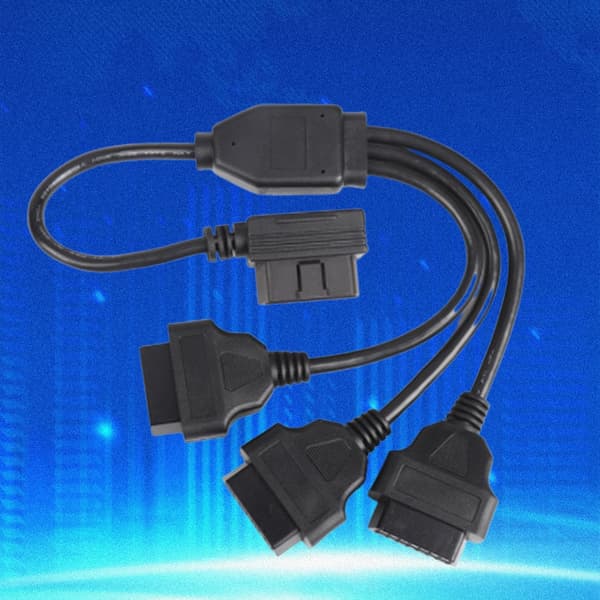 Pålitlig OBD2 Förlängningskabel L Splitter Kabel Samla & Analysera Data Enkelt