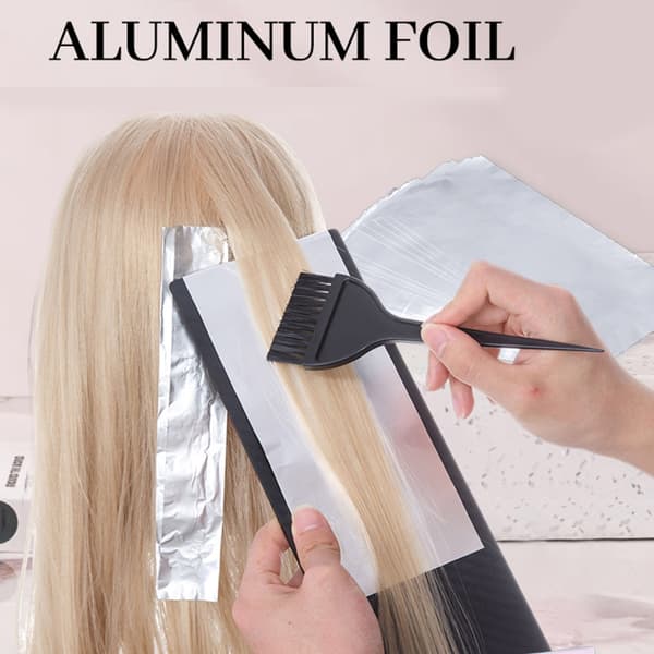 Förklippta aluminiumark för blekning, slingor, hårfolie för slingor