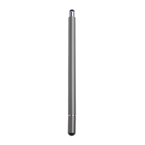 Kapacitiv Stylus Pen Disc & Silikon för Head 2 in 1 Högkänslighet och Precision Universal för pekskärmar Ritning Gray