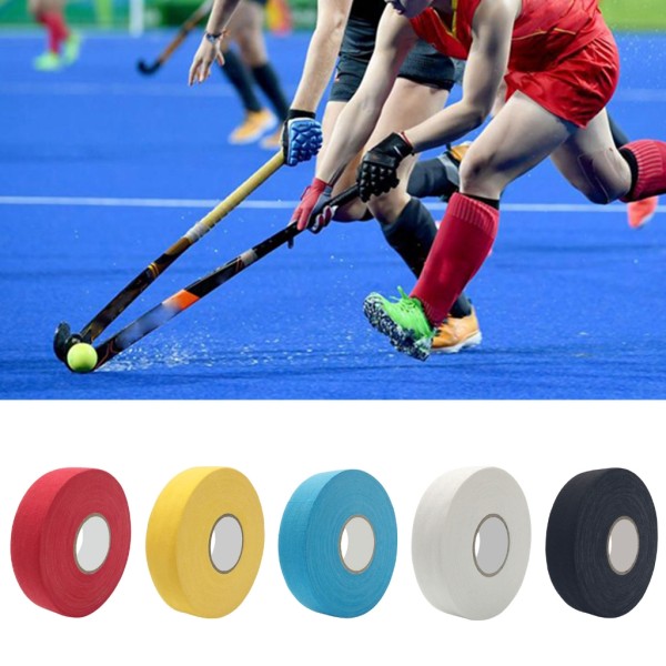 Hockey Tape Stick Anti-halk ishockey Tape Självhäftande Hockey Stick Grips Slitstark vattentät Hockey Grip Tejp White