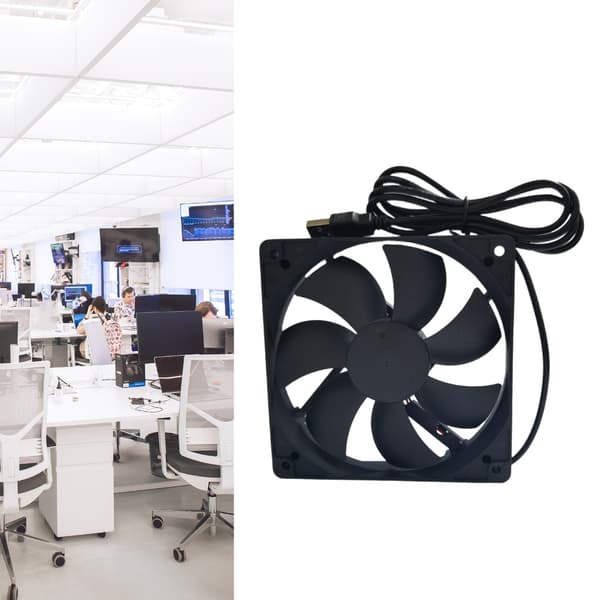 USB-fläkt 5V 12025 12CM Kylfläkt för datorchassi Router Set-top Fläkt