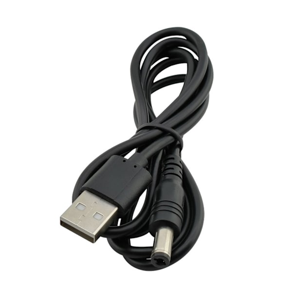 USB til DC5521 Strømkabel 5V DC5.5x2.1mm Ladekabel Inkluderer 13 Tips
